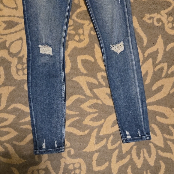 Kancan 27 Mid rise Classic Blue Skinny Jeans for Women - Picture 2 of 6